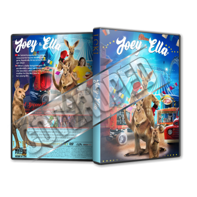 Joey ve Ella - Joey and Ella A Kangaroo Tail - 2021 Türkçe Dvd Cover Tasarımı